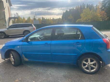 2006 Toyota Corolla IX (E120, E130) Рестайлинг, синий, вид 3