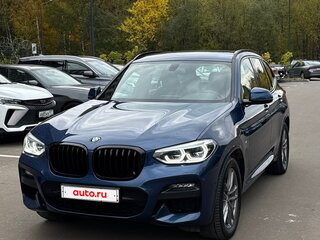 2021 BMW X3 20i xDrive III (G01), синий, 4800000 рублей, вид 3