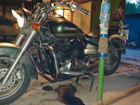 2000 Yamaha XVS1100, зелёный, 370000 рублей, вид 5
