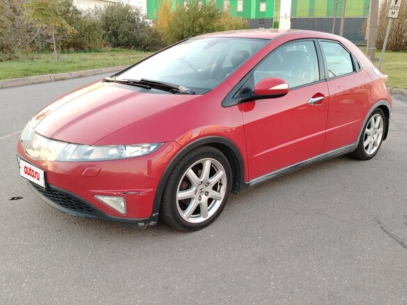 2008 Honda Civic VIII, красный, 500000 рублей - вид 13