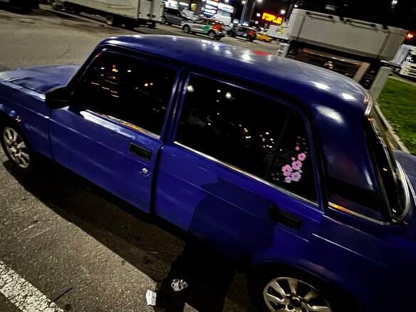 2002 Lada (ВАЗ) 2107, синий - вид 5