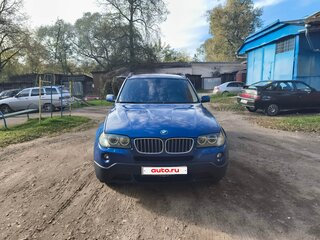 2007 BMW X3 25i I (E83) Рестайлинг, синий, 1200000 рублей, вид 1