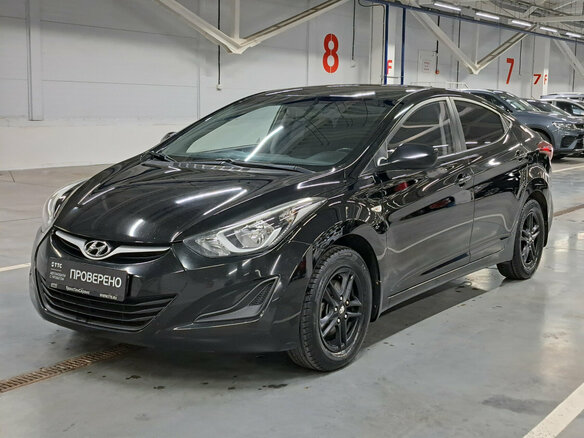 2015 Hyundai Elantra V (MD) Рестайлинг, чёрный, 990000 рублей