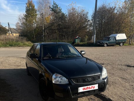 2014 Lada (ВАЗ) Priora I Рестайлинг, чёрный, 450000 рублей, вид 2