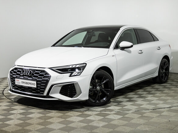 2021 Audi A3 35 TFSI IV (8Y), белый, 2925900 рублей