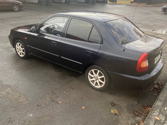 2007 Hyundai Accent ТагАЗ II, чёрный, 330000 рублей - вид 11