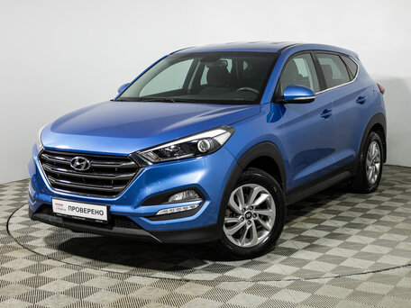 2017 Hyundai Tucson III, голубой, 1599700 рублей, вид 1