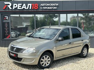 2011 Renault Logan I Рестайлинг, бежевый, 559000 рублей, вид 2