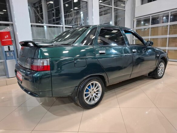 2002 Lada (ВАЗ) 2110, зелёный, 89000 рублей - вид 6