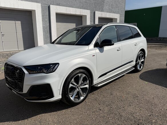 2022 Audi Q7 55 TFSI II (4M) Рестайлинг, белый, 11000000 рублей - вид 1