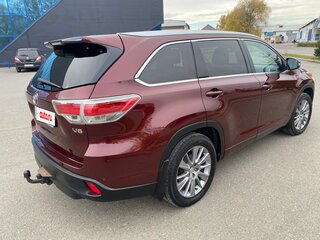 2014 Toyota Highlander III (XU50), красный, 3050000 рублей, вид 3