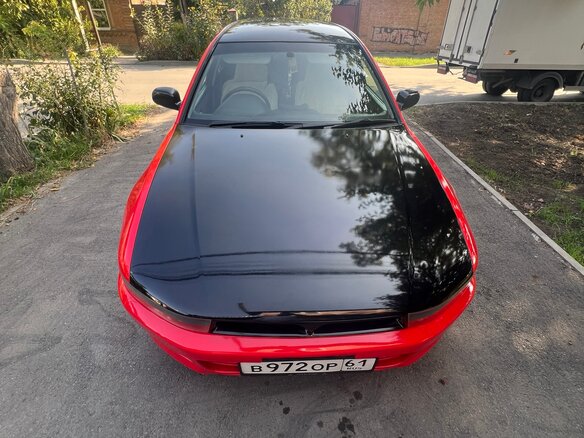 1998 Mitsubishi Legnum, красный, 550000 рублей - вид 1