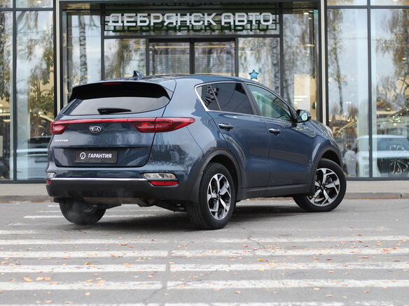 2019 Kia Sportage IV Рестайлинг, синий, 1895000 рублей - вид 2