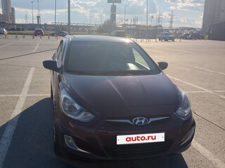 2013 Hyundai Solaris I, фиолетовый, 840000 рублей, вид 1