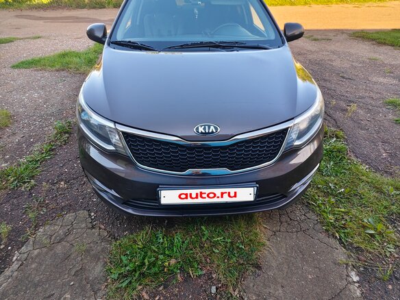 2016 Kia Rio III Рестайлинг, коричневый, 1019000 рублей - вид 4