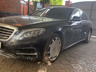2013 Mercedes-Benz S-Класс 500 Long VI (W222, C217), чёрный, 2200000 рублей, вид 4