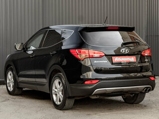 2013 Hyundai Santa Fe III, чёрный, 1780000 рублей, вид 4