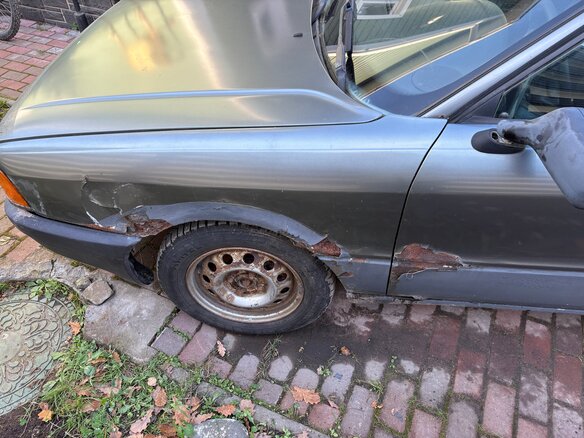 1989 Audi 80 IV (B3), серый, 85000 рублей - вид 6