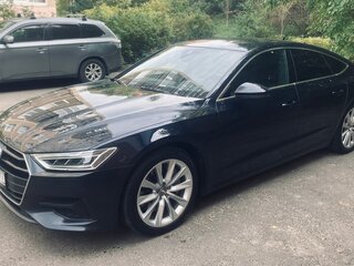 2018 Audi A7 55 TFSI II (4K), синий, 3699000 рублей, вид 4