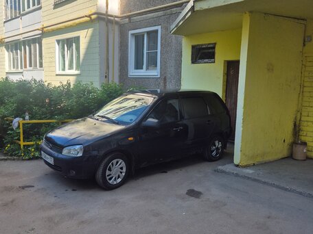 2010 Lada (ВАЗ) Kalina I, чёрный, 150000 рублей, вид 4