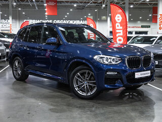 2018 BMW X3 20d xDrive III (G01), синий, 3561900 рублей, вид 4