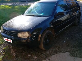 1998 Volkswagen Golf IV, чёрный, 160000 рублей, вид 1