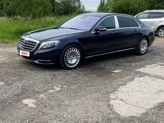 2016 Mercedes-Benz Maybach S-Класс 400 I (X222), синий, 3000000 рублей, вид 1