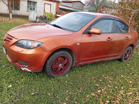 2006 Mazda 3 I (BK) Рестайлинг, оранжевый, 150000 рублей