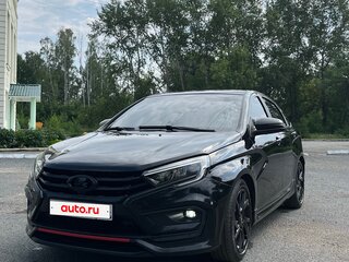 2024 Lada (ВАЗ) Vesta Sportline I Рестайлинг (NG), чёрный, 1500000 рублей, вид 4