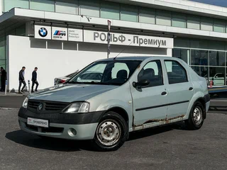 2007 Renault Logan I, серый, 199000 рублей, вид 1