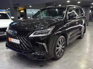 2018 Lexus LX 570 III Рестайлинг 2, чёрный, 6350000 рублей, вид 2