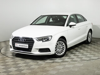 2018 Audi A3 III (8V) Рестайлинг, белый, 1999700 рублей, вид 1