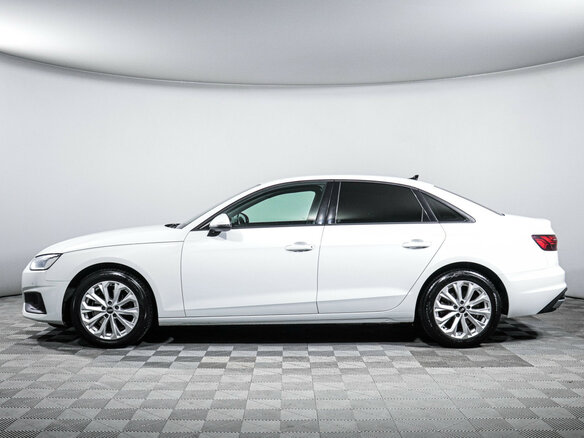 2021 Audi A4 35 TFSI V (B9) Рестайлинг, белый, 3100000 рублей - вид 7