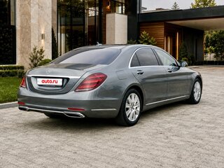 2018 Mercedes-Benz S-Класс 450 Long VI (W222, C217) Рестайлинг, серый, 4500000 рублей, вид 2