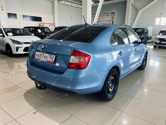 2015 Skoda Rapid I, синий, 950000 рублей - вид 5