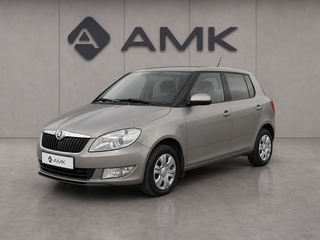 2013 Skoda Fabia II Рестайлинг, бежевый, 509983 рублей, вид 1