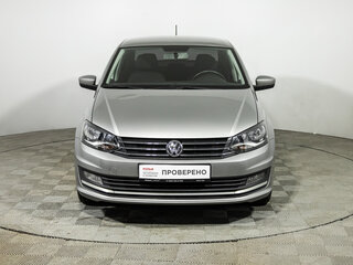 2018 Volkswagen Polo V Рестайлинг, серебристый, 1199777 рублей, вид 2