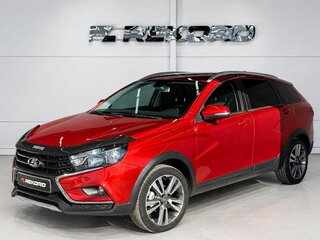 2019 Lada (ВАЗ) Vesta SW Cross I, красный, 1029000 рублей, вид 3