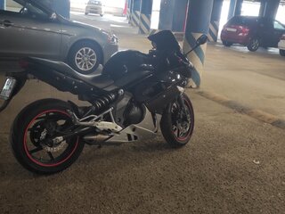 2011 Kawasaki ER-4F (Ninja 400R), чёрный, 360000 рублей, вид 2