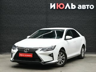 2014 Toyota Camry VII (XV50), белый, 1400000 рублей, вид 1