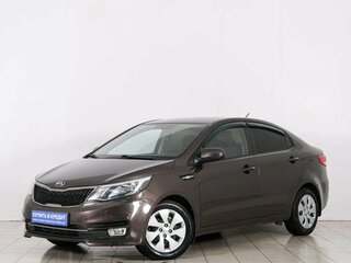 2017 Kia Rio III Рестайлинг, коричневый, 1249000 рублей, вид 3