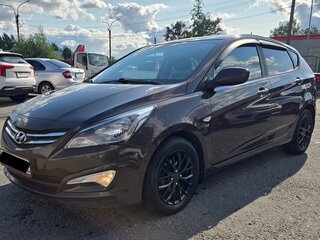 2016 Hyundai Solaris I Рестайлинг, коричневый, 950000 рублей, вид 1