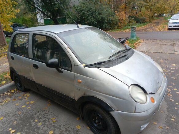 2004 Daewoo Matiz I Рестайлинг, серебристый