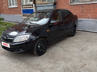2015 Lada (ВАЗ) Granta I, чёрный, 285000 рублей, вид 4