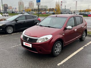 2011 Renault Sandero I, красный, 450000 рублей, вид 1