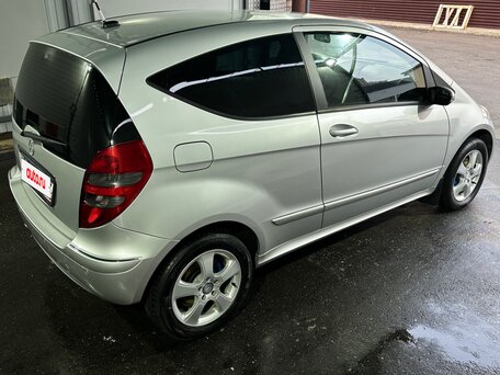 2008 Mercedes-Benz A-Класс 170 II (W169) Рестайлинг, серебристый, 1200000 рублей, вид 4
