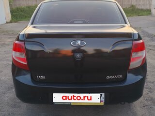 2012 Lada (ВАЗ) Granta I, чёрный, 300000 рублей, вид 4