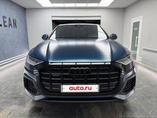 2018 Audi Q8 55 TFSI I (4M), синий, 4850000 рублей, вид 2