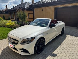2021 Mercedes-Benz C-Класс AMG 43 AMG IV (W205) Рестайлинг, белый, 5800000 рублей, вид 3