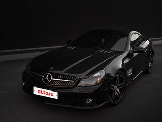 2008 Mercedes-Benz SL-Класс AMG 63 AMG II (R230) Рестайлинг 2, чёрный, 4200000 рублей, вид 2
